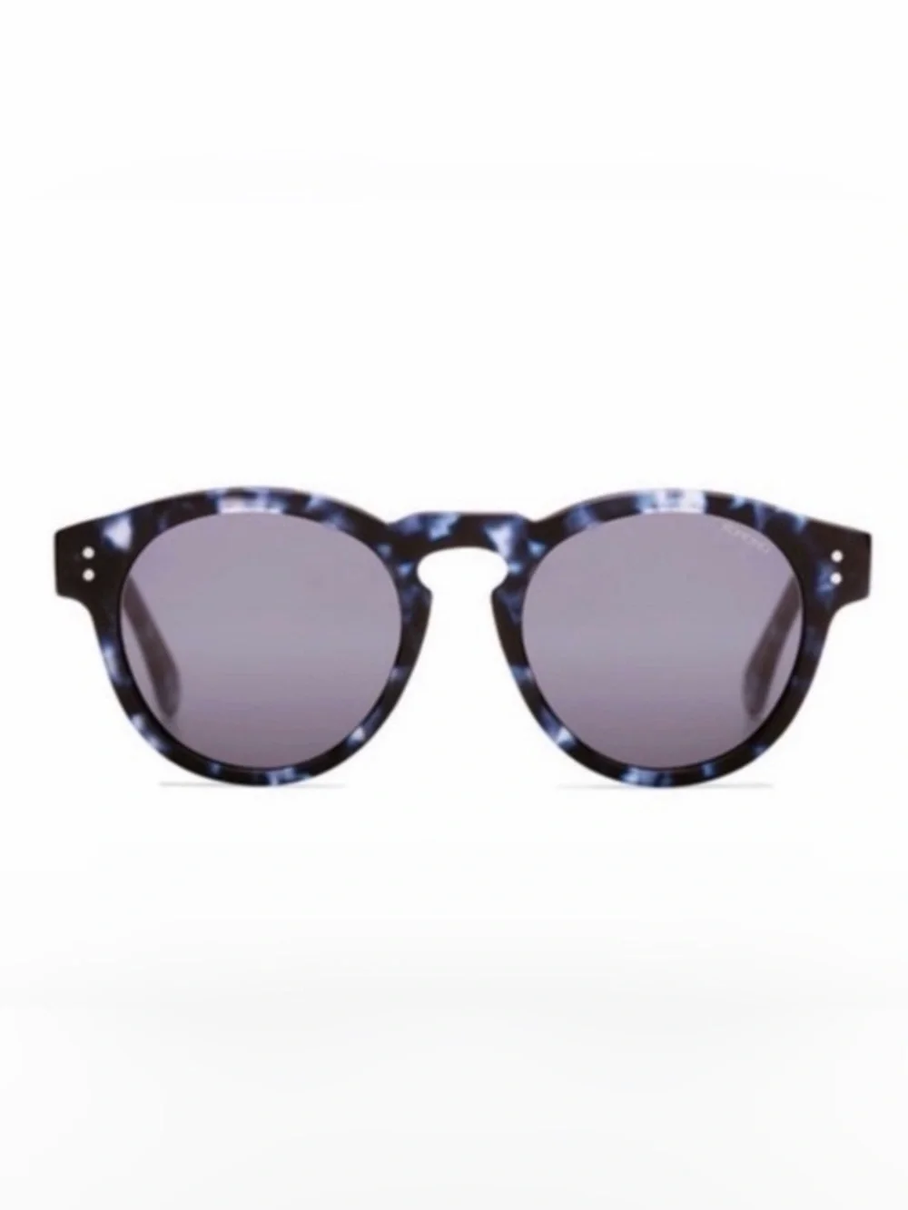 KOMONO Round Tortoiseshell Sunglasses NEW Navy Blue Clement
